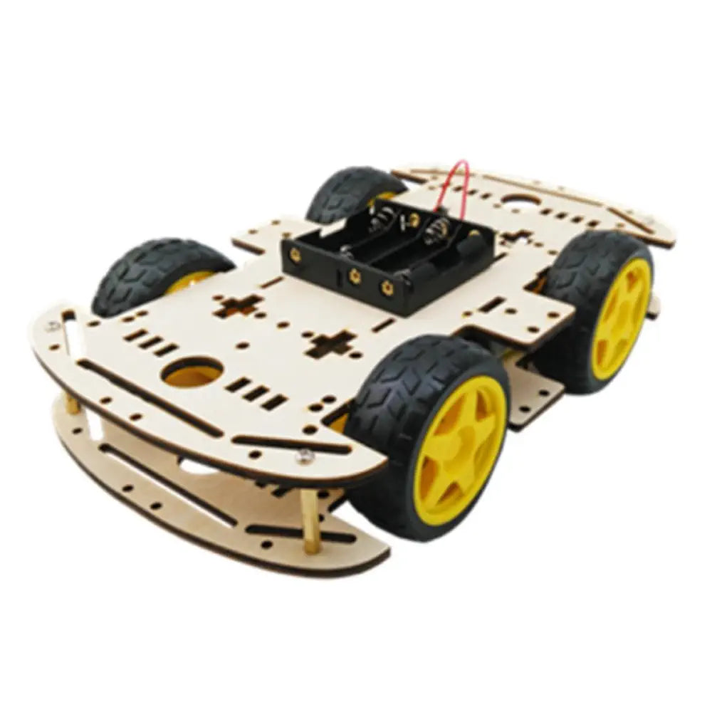 Wooden Robots with Interactive Sensors for Toddlers' Sensory DevelopmentDagu 4WD Smart Robot Car Chassis Kit for Arduino