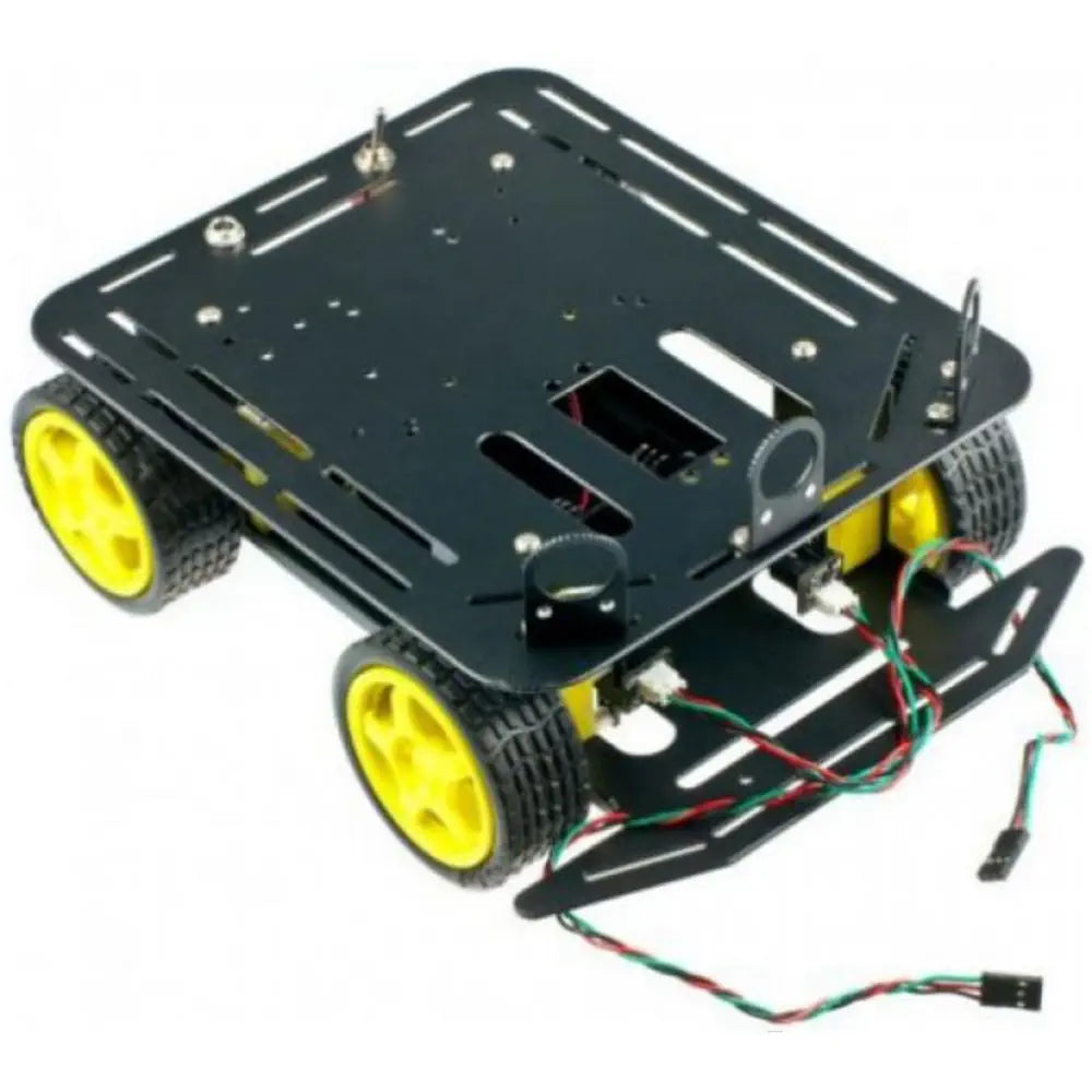 Programmable Wooden Robots with Bluetooth Connectivity for Tech - Savvy TeensDFRobot 4WD Arduino-Compatible Platform w/Encoders