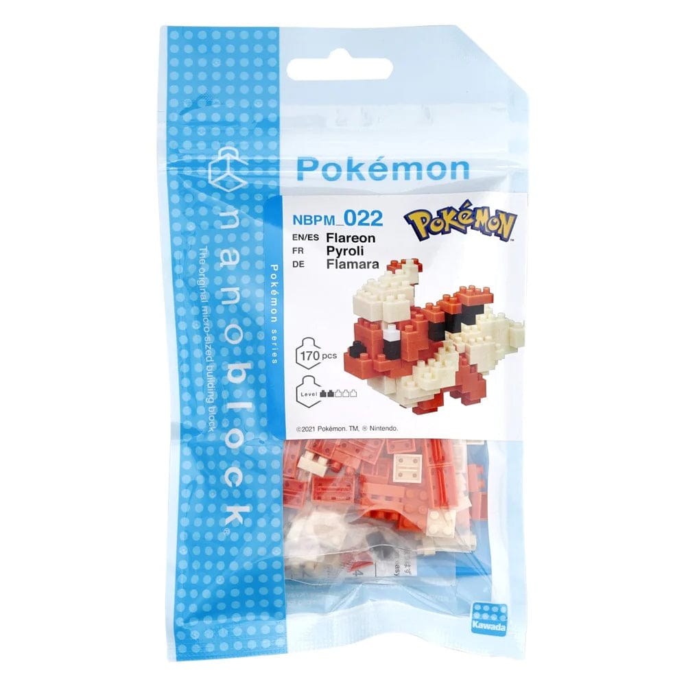 Small - Scale 50 - Piece Wooden Puzzles of Cartoon Characters for Toddlers' Early LearningFlareon Nanoblock Pokemon Series