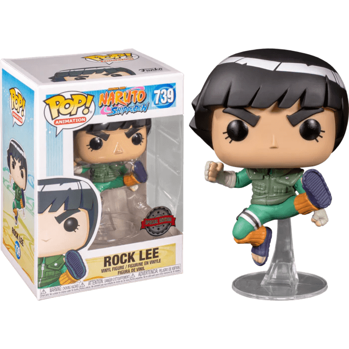 Small - Scale 50 - Piece Wooden Puzzles of Cartoon Characters for Toddlers' Early LearningFunko Pop - Rock Lee Special Edition