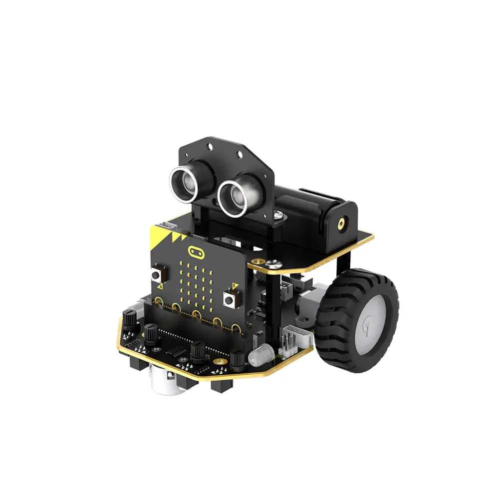 Waterproof Wooden Robots with Submersible Capabilities for Poolside FunAI Vision Robot Nexbit, micro:bit Programming Educational Robot, Support WonderCam Smart Vision Module (Start kit/with microbit)