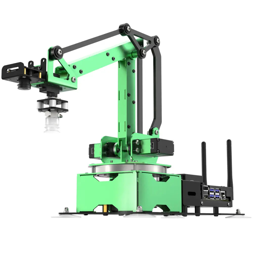 Programmable Wooden Robots with Bluetooth Connectivity for Tech - Savvy TeensHiwonder JetMax JETSON NANO Robot Arm ROS Open source Vision Recognition Program (Standard Kit)