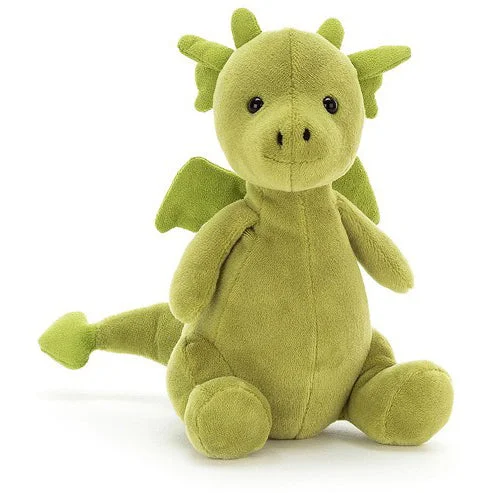 Plush Unicorns with Shiny Horns for Children's Birthday GiftsJellycat Little Puff Jade