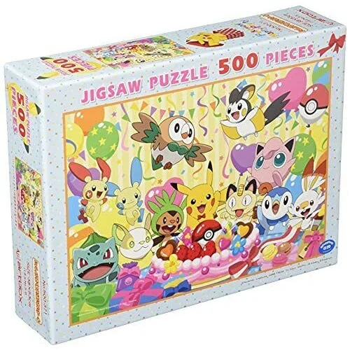 Scented Wooden Puzzles with a Fresh Pine Aroma for a Sensory ExperienceLets Eat Together! Celebration Cake "Pokemon" 500P Puzzle (PK500-02)