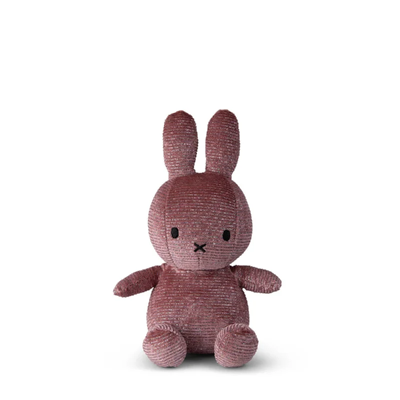 Scented Plush Owls with a Soothing Aroma for RelaxationMiffy Sitting Corduroy Sparkle Pink - 23cm