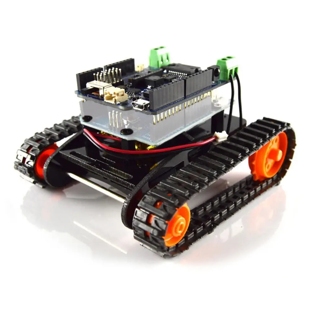 Wooden Robots with 3D - Printed Accessories for Customized Aesthetic AppealMini DFRobotShop Rover Kit (No Arduino)