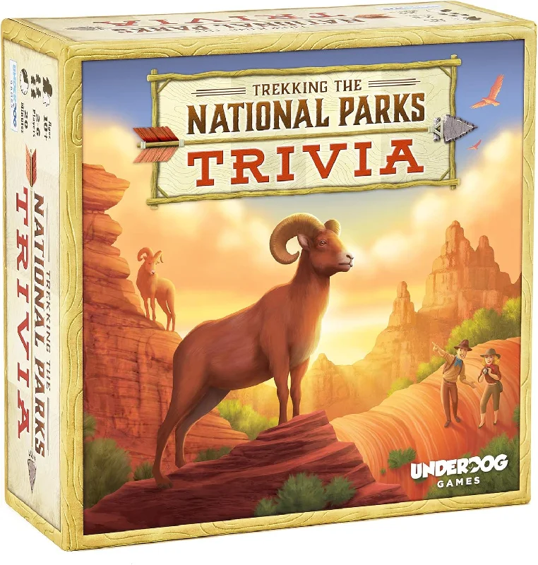 Puzzle - Mat Included Wooden Puzzles with a Botanical Garden Theme for Comfortable AssemblyNational Parks Trivia