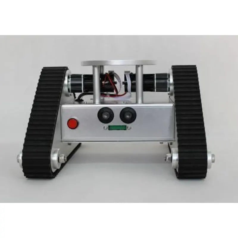 Battery - Operated Wooden Robots with a Racing - Car Shape for High - Energy PlayRC Tri-Tracked Tank Robot Kit w/ Ultrasonic Sensors