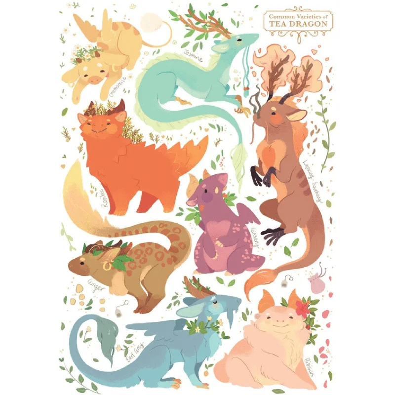 Laser - Cut Wooden Puzzles with Abstract Art Patterns for Art - Loving TeensThe Tea Dragon Society Jigsaw Puzzle #1: Common Varieties (1000 Pieces)