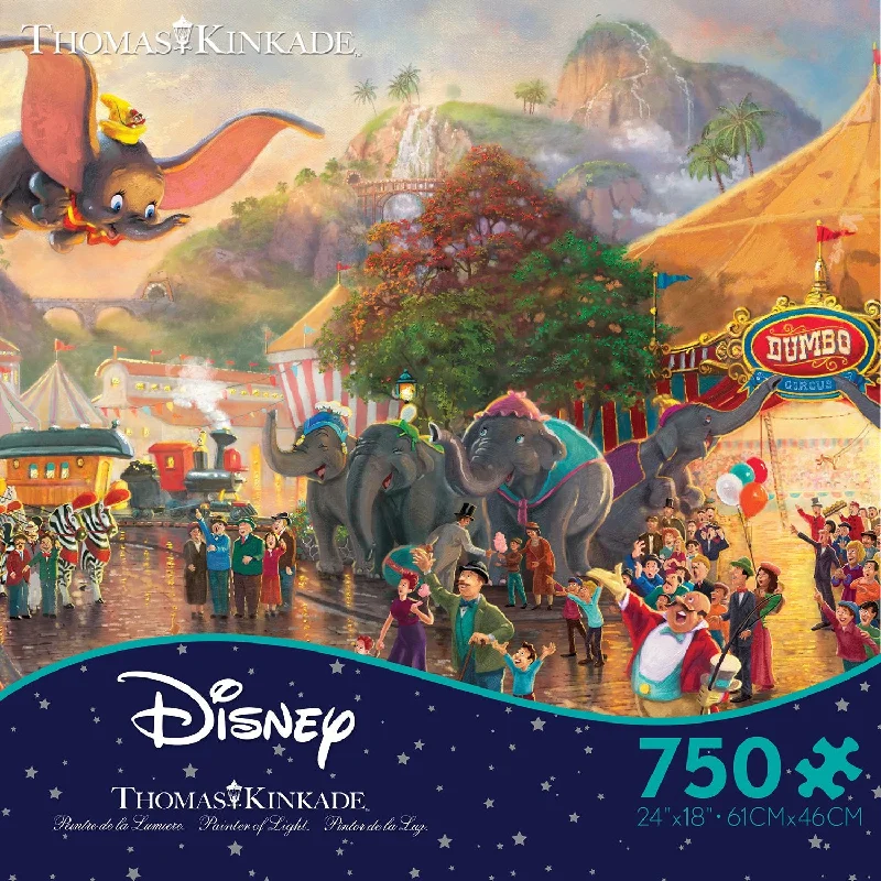 Puzzle - Challenge - Card - Attached Wooden Puzzles with a Sports Theme for Competitive PlayersThomas Kinkade Disney Dreams <br> 750 Piece Puzzle <br> Dumbo