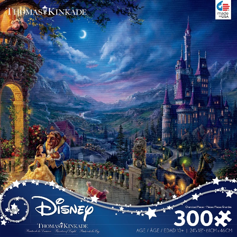 3D Wooden Puzzles of Historic Buildings with Intricate Details for Puzzle CollectorsThomas Kinkade Disney Dreams <br>300 Piece Puzzle <br> Beauty and the Beast Dancing in the Moonlight