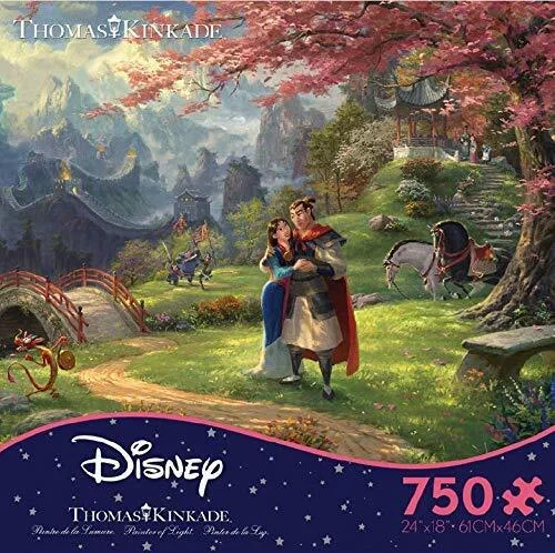 Puzzle - Swapable Wooden Puzzles with a Circus Theme for Community ExchangesThomas Kinkade Disney Dreams <br> 750 Piece Puzzle <br> Mulan