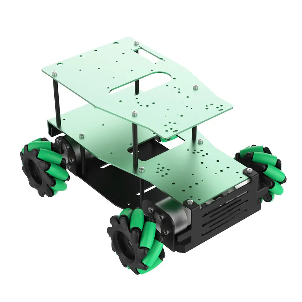 Remote - Controlled Wooden Robots with Light - Up Features for Indoor EntertainmentYahboom Aluminum Alloy ROS Robot Car Chassis - Pendulum Suspension Mecanum Wheel - Medium (EN Manual)