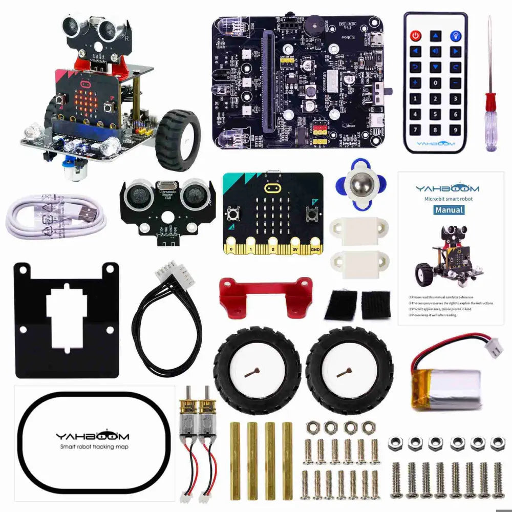 Hand - Carved Wooden Robots with Steampunk Design for Collectors' ShelvesYahboom micro:bit smart robot car with IR and APP with Micro:bit V2 board