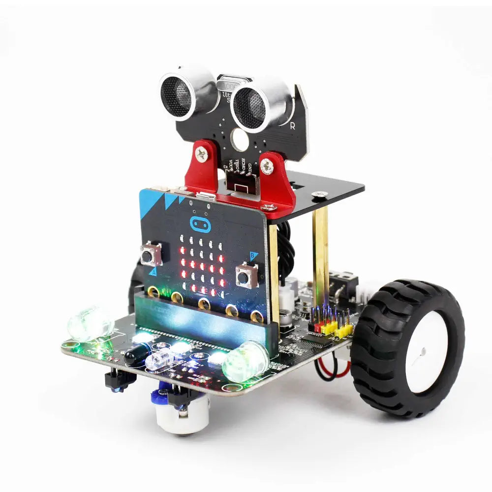 Hand - Carved Wooden Robots with Steampunk Design for Collectors' ShelvesYahboom Micro:Bit Smart Robot Car With IR And APP Without Micro:Bit V2 Board