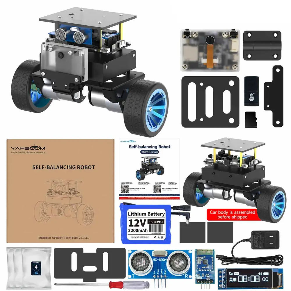 Hand - Carved Wooden Robots with Steampunk Design for Collectors' ShelvesYahboom STM32 Self-balancing Robot Car--K210 module kit